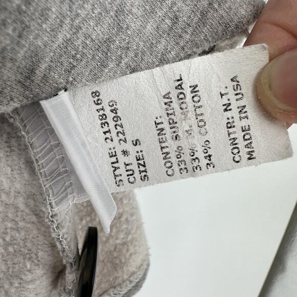 Cut Loose Jacket Womens Small Gray Single Button Raw Edge Asymmetrical Hem USA - Picture 7 of 9